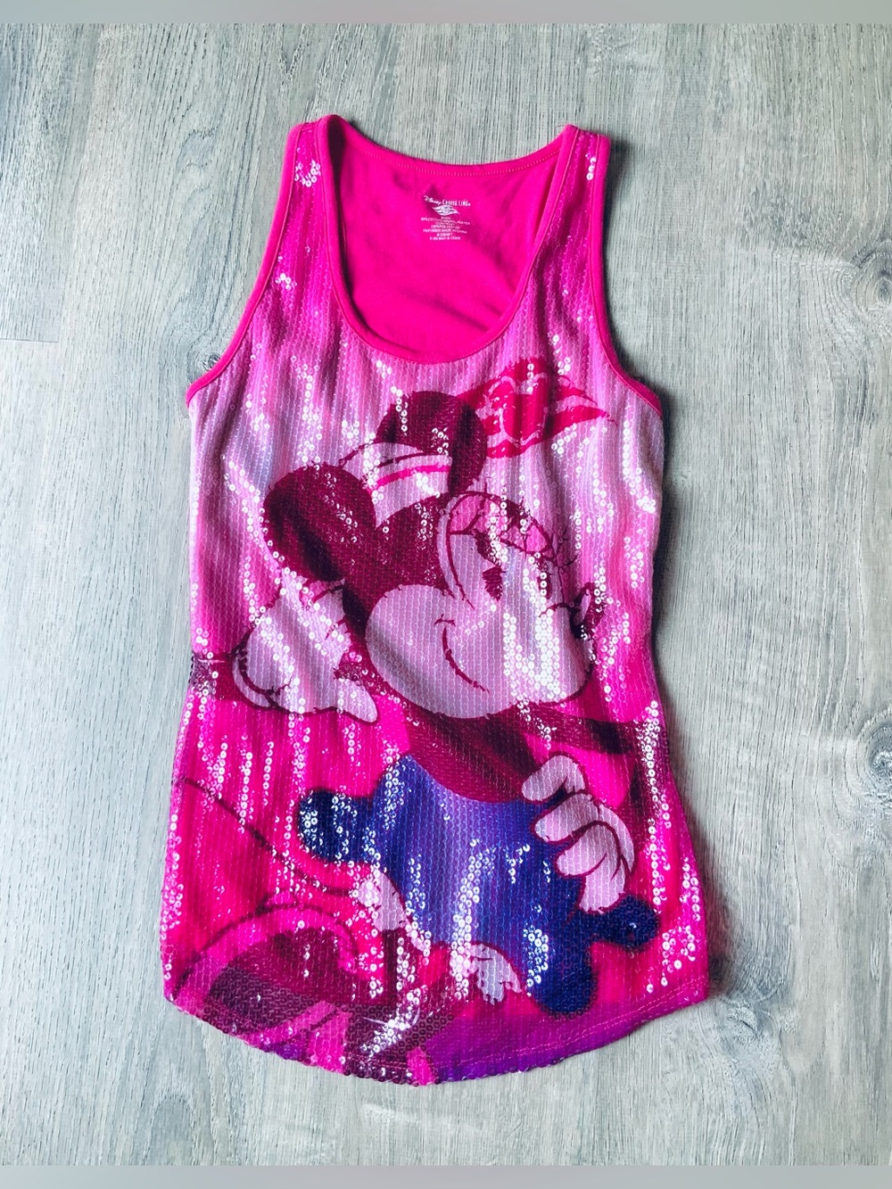 Disney Cruise Line Sequin Tank Top Small